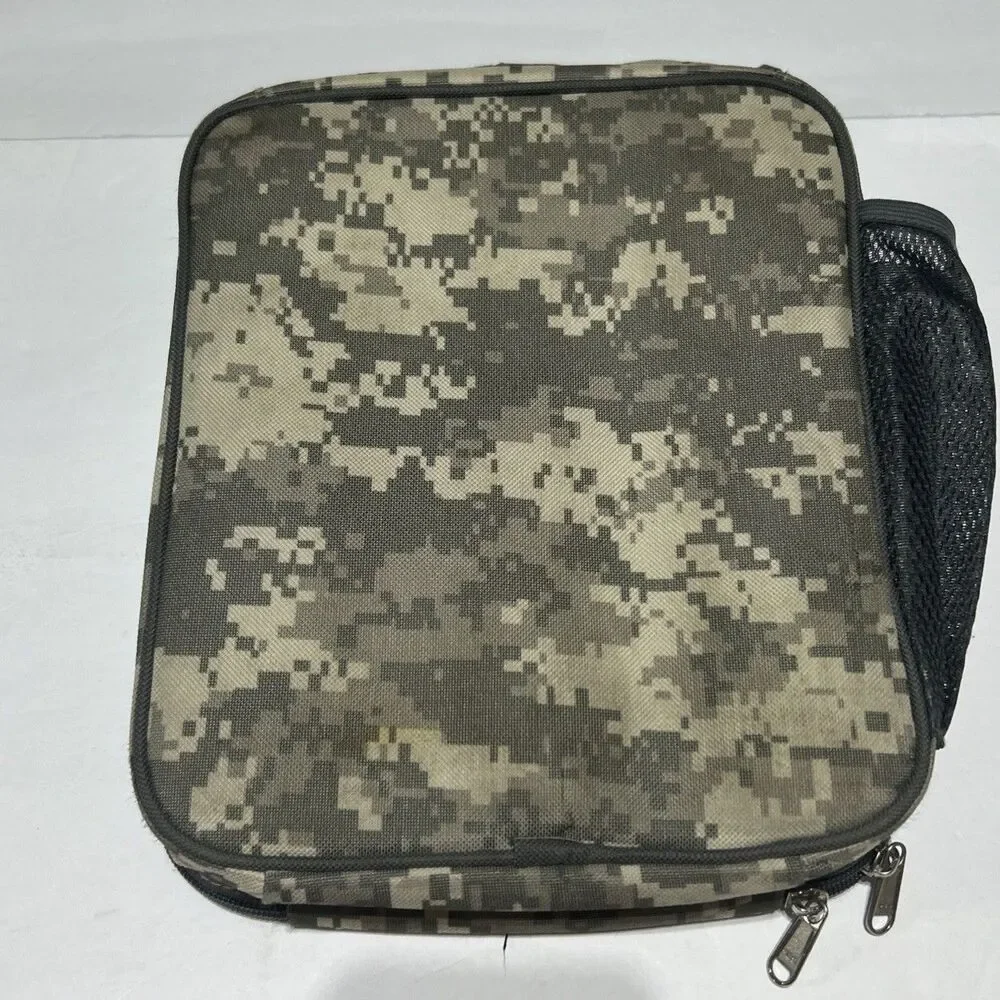 FlowFly Insulated Lunch Bag – Camouflage Print – 11“ x 9“ x 3“